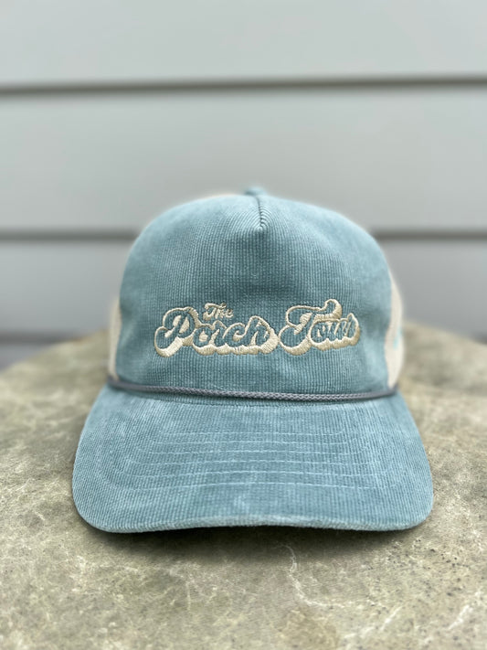 Porch Tour Hat - Blue Corduroy